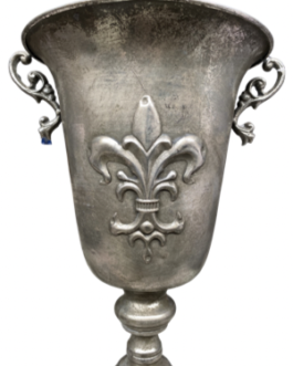 Vaso Medieval com desenho em relevo Fleur de Lys