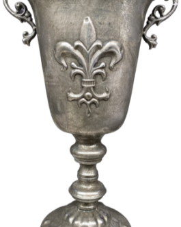 Vaso Medieval com desenho em relevo Fleur de Lys