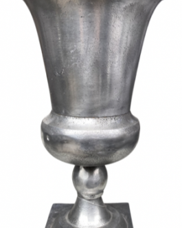 Vaso G Taça Medieval sem adornos, em metal liso