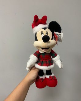 MINNIE COM VESTIDO XADREZ 36 CM