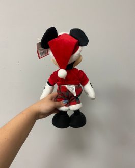 MICKEY EM PÉ COM CALÇA XADREZ 36 CM